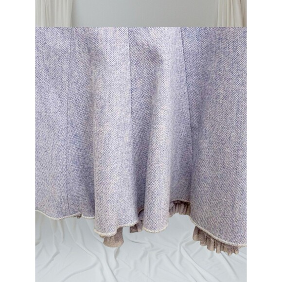 Anthropologie Elevenses Lavender Women’s Knee Length Pleated Back Skirt Size 12 - Picture 6 of 9